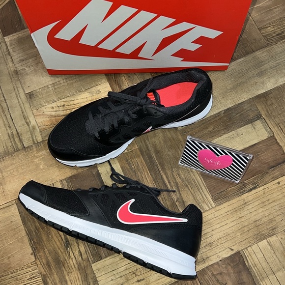 NIKE Downshifter 6 Black/Hyper Punch/Anthracite - Picture 8 of 8